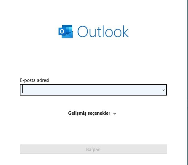 Outlook'ta Hotmail Hesabı Kurma
